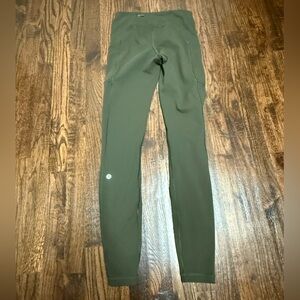 Lululemon Speed Up Tight *Full-On Luxtreme 28" Dark Olive 2nd Release size 4